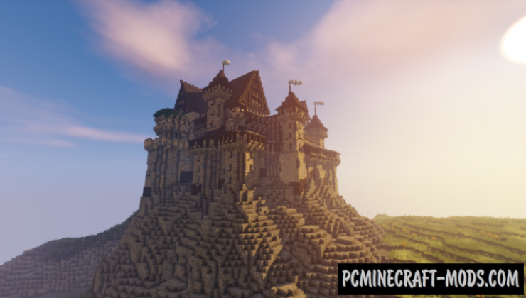 Templar Castle - Fortress Map For Minecraft