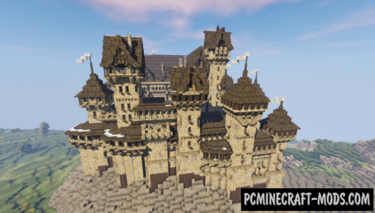 Templar Castle Map For Minecraft 1.14, 1.13.2  PC Java 