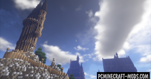 Hogwarts Map For Minecraft 1.14, 1.13.2  PC Java Mods 