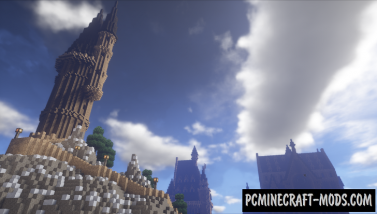 Hogwarts Map For Minecraft 1.14.2, 1.14.1  PC Java Mods