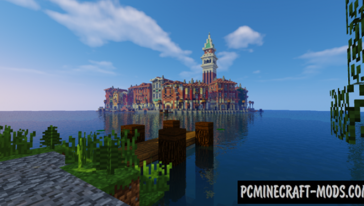 Venice - City, Buildings Map For Minecraft