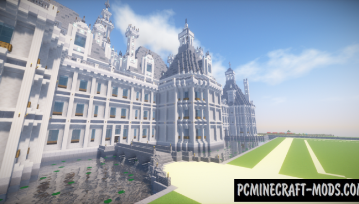 Castle of Chambord Map For Minecraft 1.14.2, 1.14.1  PC 