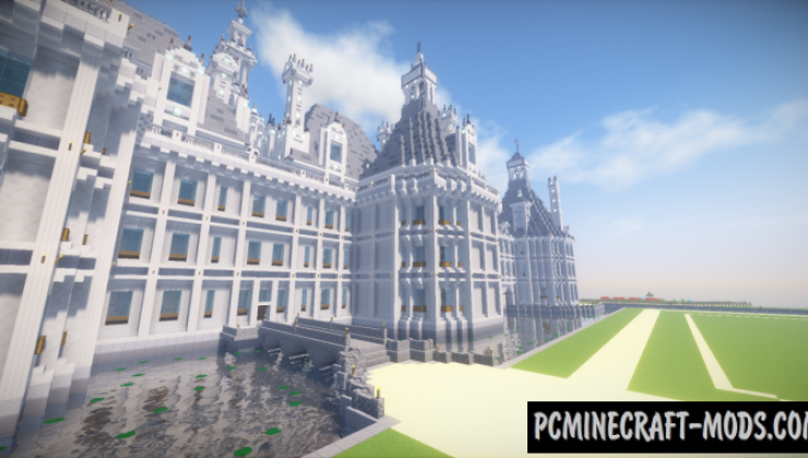 Castle of Chambord Map For Minecraft 1.14, 1.13.2  PC 