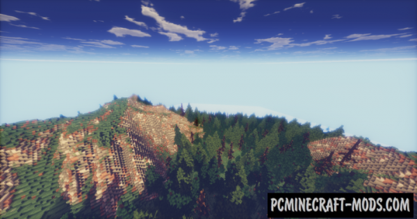 Default Hyper Realistic Terrain Map For Minecraft 1.14.1 