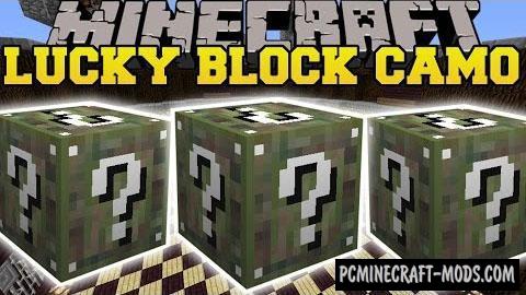Lucky Block Camo Mod For Minecraft 1.7.10