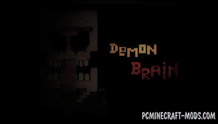 Demon Brain Map For Minecraft 1.14.1, 1.13.2  PC Java Mods