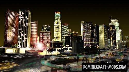 Downtown Los Angeles Map For Minecraft 1.14.4, 1.14.3 | PC ...
