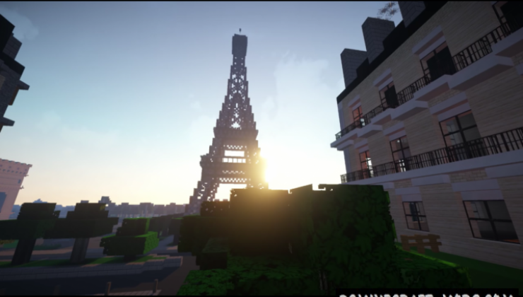 Notre Ville - City, Buildings Map For Minecraft