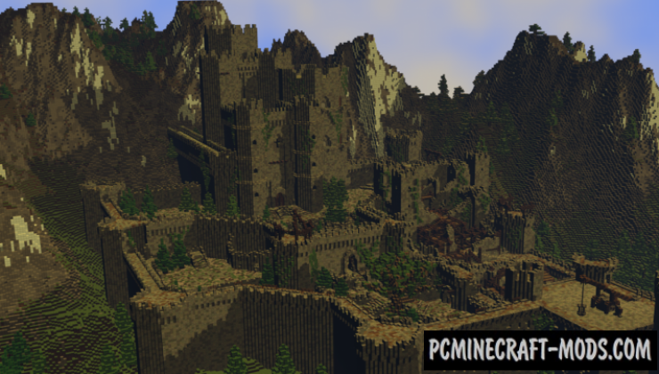 Kaer Morhen - Castle, Survival Map For Minecraft