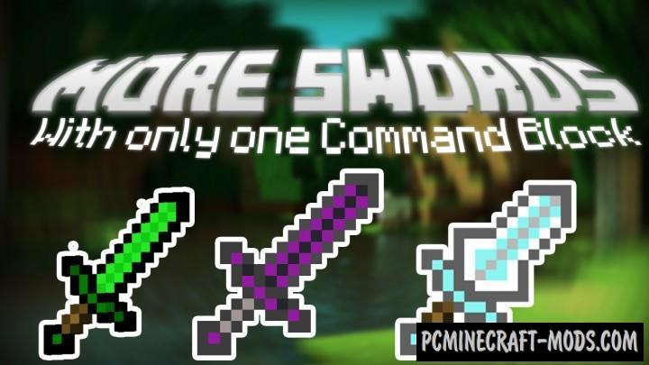 More Swords Command Block For Minecraft 1.9.4, 1.8.9