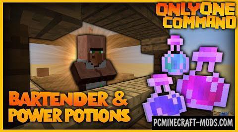Bartender & Power Potions Command Block - Minecraft 1.8.9