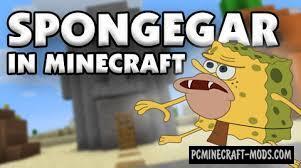 Spongegar Command Block For Minecraft 1.10.2