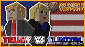 D. Trump vs H. Clinton Command Block For Minecraft 1.10.2