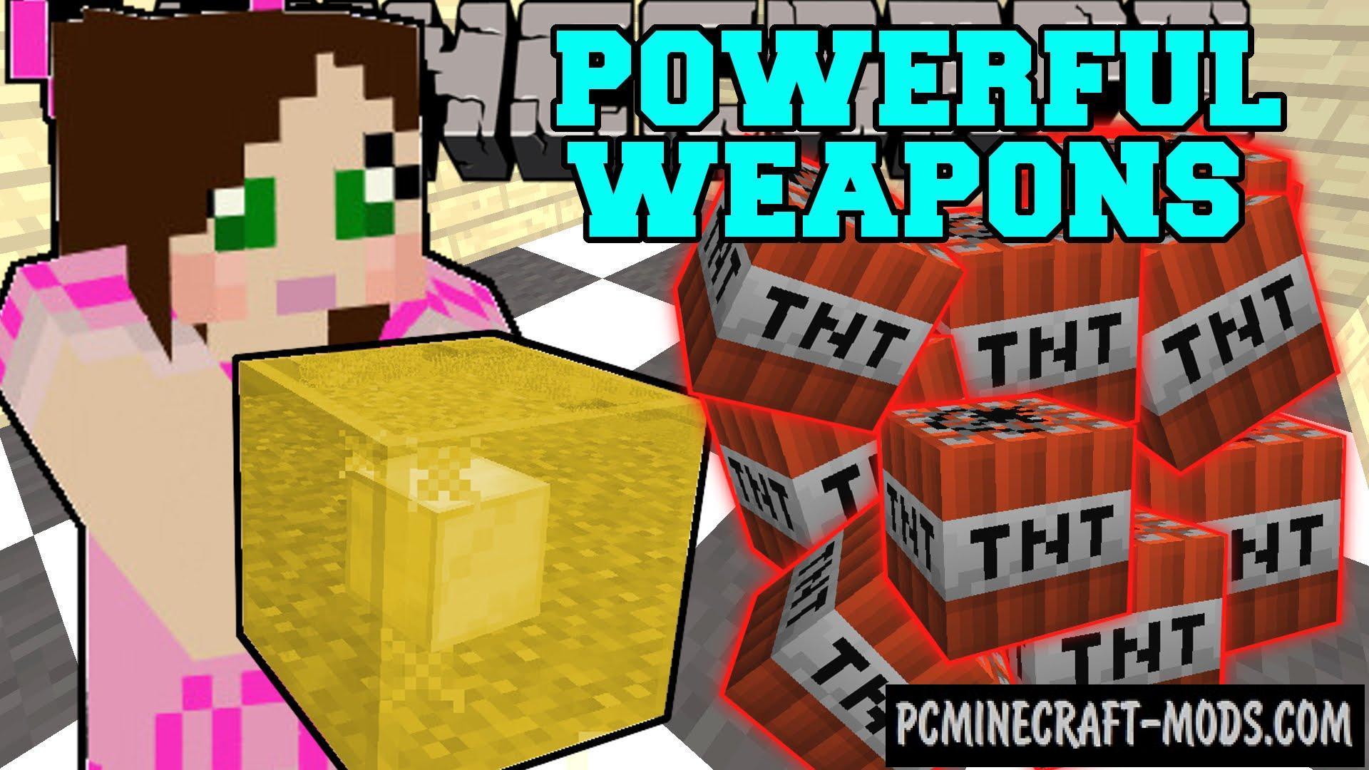 Powerful Weapons Command Block For Minecraft 1.8.9