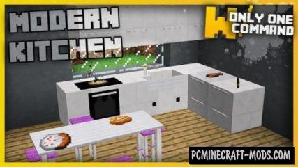 Modern Kitchen Command Block For Minecraft 1.11.2