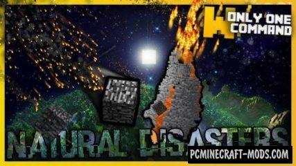 Natural Disasters Command Block For Minecraft 1.11.2