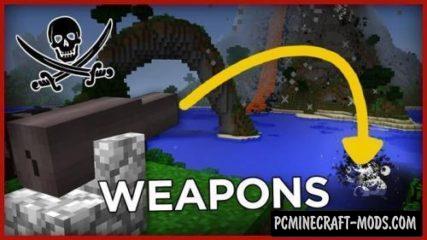 Pirate Weapons Command Block For Minecraft 1.11.2