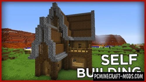Self Building House Command Block For Minecraft 1.11.2