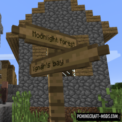 Signpost - Decorative, Info Mod For Minecraft 1.18.2, 1.17.1, 1.16.5, 1.12.2