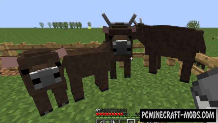 Realistic Livestock Mod For Minecraft 1.7.10  PC Java 