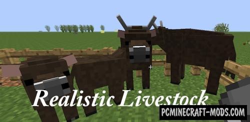 Realistic Livestock - Creatures Mod For Minecraft 1.7.10