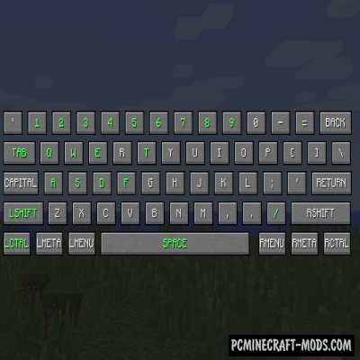 Keyboard Wizard - HUD Mod For Minecraft 1.12.2