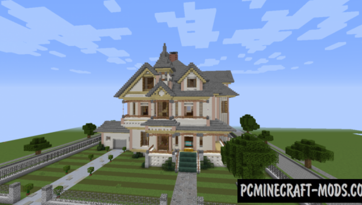 Victorian House Map For Minecraft