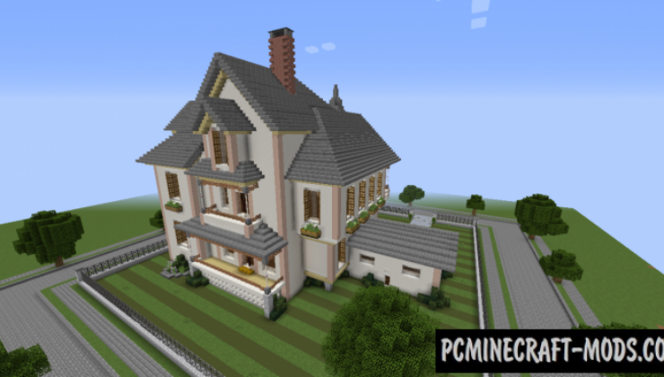 Victorian House Map For Minecraft