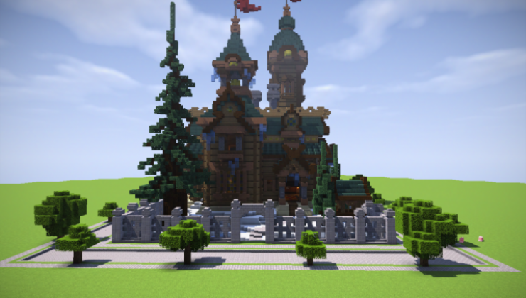 Russian KGB Mansion Map For Minecraft