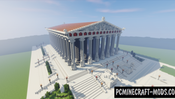 Temple of Artemis - 3D Art Map For Minecraft