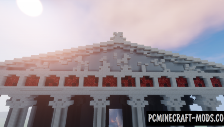 Temple of Artemis - 3D Art Map For Minecraft