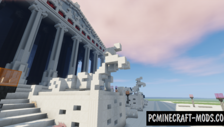 Temple of Artemis - 3D Art Map For Minecraft