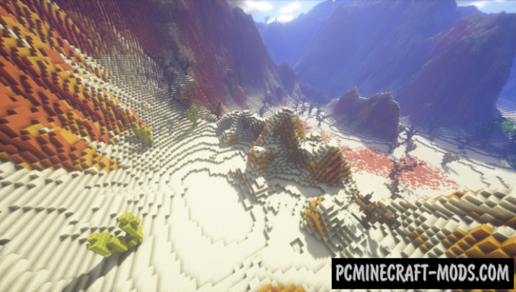 Desert Terraforming Map For Minecraft 1.14.2, 1.14.1  PC 