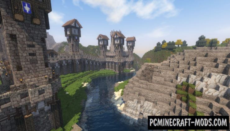 The City of Narne Map For Minecraft