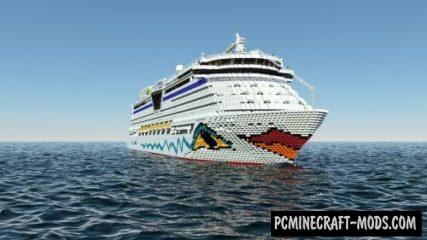 MS AIDAbella - 3D Art, Adventure Map For Minecraft