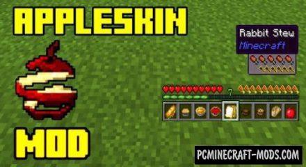 AppleSkin - HUD Tweak Mod For Minecraft 1.20.4, 1.19.4, 1.19.2