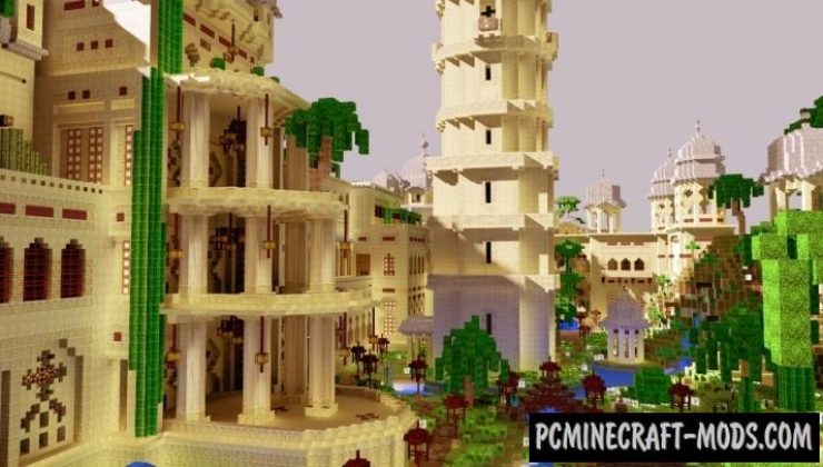 Laxmi Vilas Palace - Castle Map For Minecraft