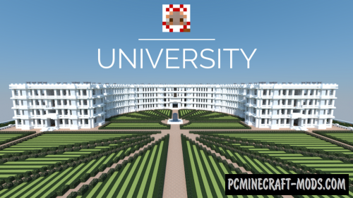 University Map For Minecraft 1.14, 1.13.2  PC Java Mods 