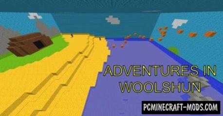 Adventures In Wollshun - Parkour Map For Minecraft