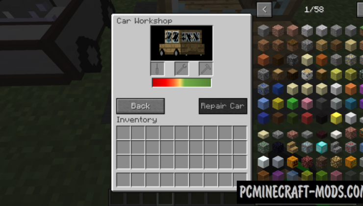 Ultimate Car - Vehicles Mod For MC 1.19, 1.18.2, 1.17.1, 1.16.5