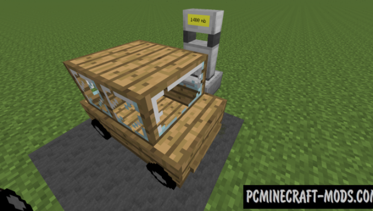 Ultimate Car - Vehicles Mod For MC 1.18.1, 1.17.1, 1.16.5, 1.12.2