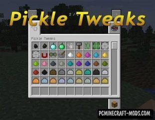 Pickle Tweaks - Tools Mod For Minecraft 1.19.4, 1.18.2, 1.16.5, 1.12.2