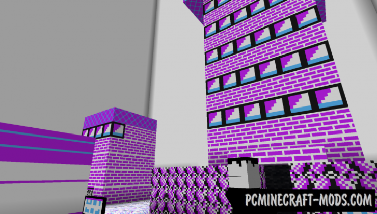 Lavender Town Map For Minecraft 1.14.2, 1.14.1  PC Java Mods