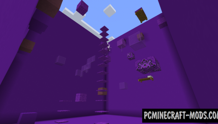 World Of Color Parkour Map For Minecraft