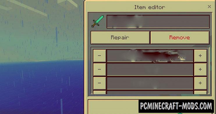 Odyssey inventory editor. Версия майнкрафт какие подходят Toolbox.