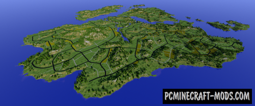Barobo islands - Custom Terrain Map For Minecraft