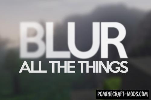 Blur Gui Hud Mod For Minecraft 1 17 1 16 5 1 12 2 Pc Java Mods