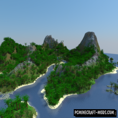 Tropic Volcano-Island - Adventure Map For Minecraft