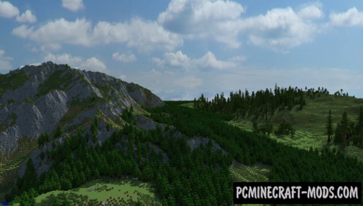 RPG Location - Custom Terrain Map For Minecraft