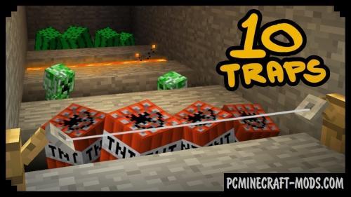 10 Traps 2 - Minigame Map For Minecraft